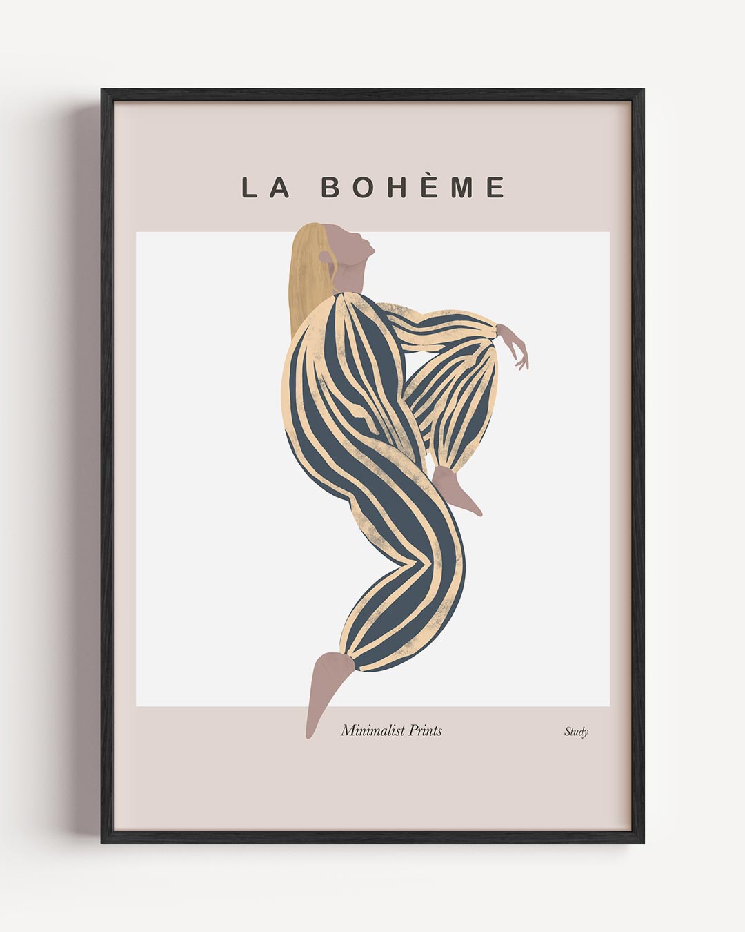 La Bohème Minimalistische Poster-WallArtistic