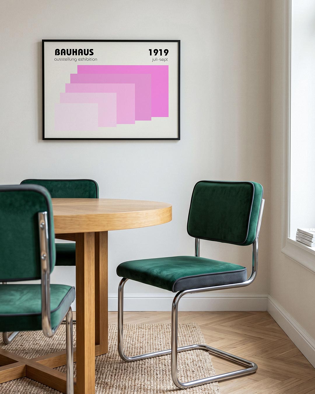 Vormritme en kleur Poster