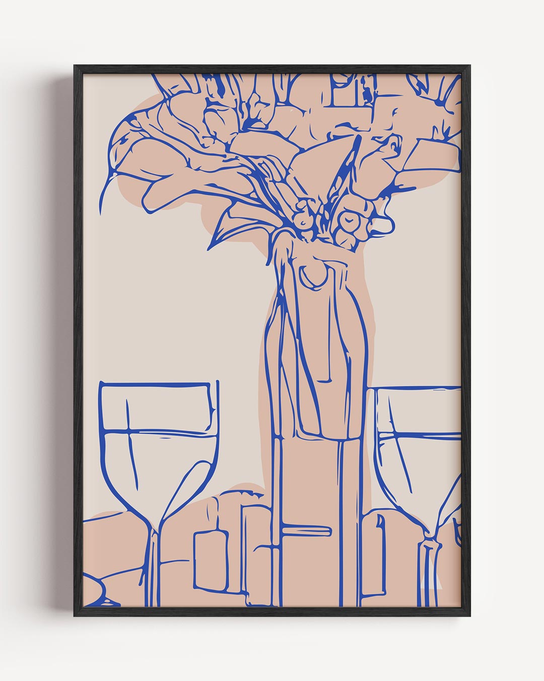 Stijlvolle Diner Momenten Poster-WallArtistic