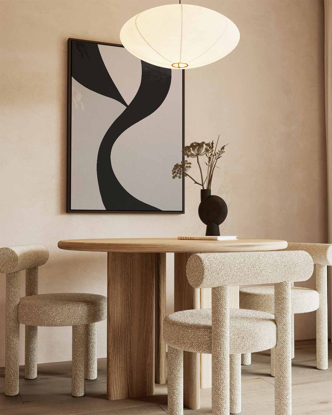 Elegant Contrast Kunstwerk-canvas-dibond-plexiglas-wanddecoratie-WallArtistic