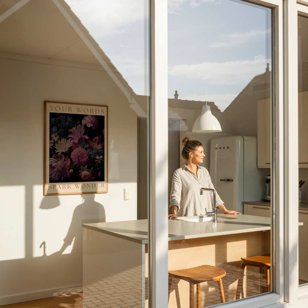 Inspirerende Bloemenposter-WallArtistic