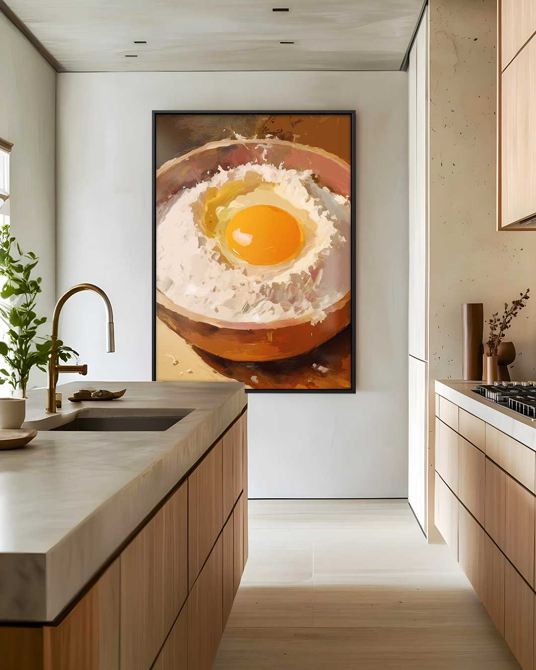 Het Perfecte Bakmoment Kunstwerk-canvas-dibond-plexiglas-wanddecoratie-WallArtistic