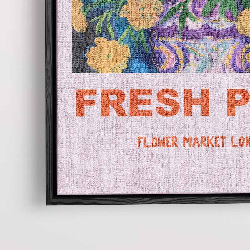 Bloemenpracht in Londen Kunstwerk-canvas-dibond-plexiglas-wanddecoratie-WallArtistic