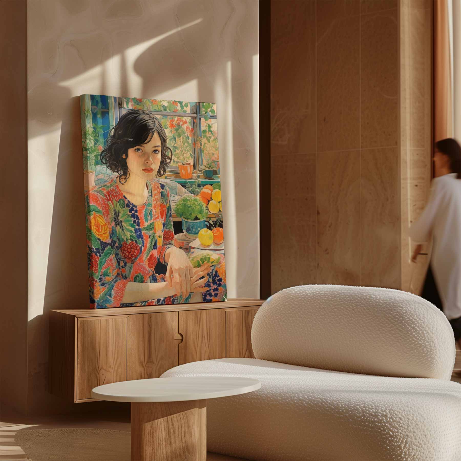 Kleurrijke Zomer Droom Kunstwerk-canvas-dibond-plexiglas-wanddecoratie-WallArtistic