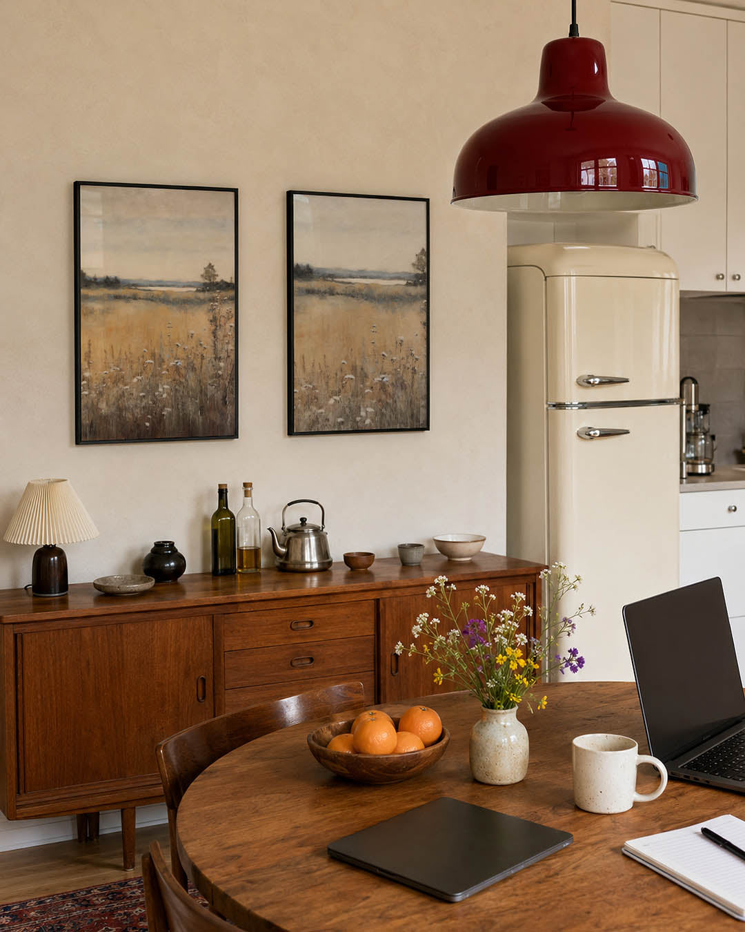 Rustige landschapstonen Posterset