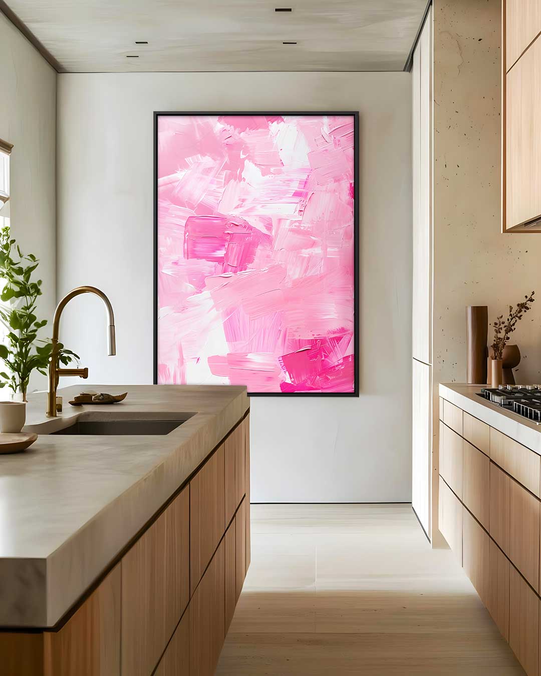 Roze Dromen Kunstwerk-canvas-dibond-plexiglas-wanddecoratie-WallArtistic