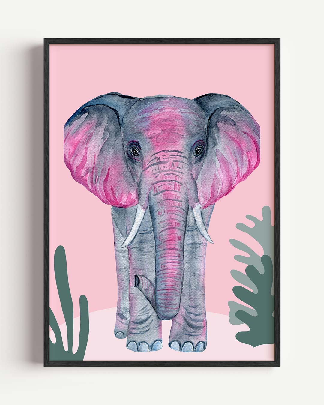 Olifant in Pastel Poster-WallArtistic