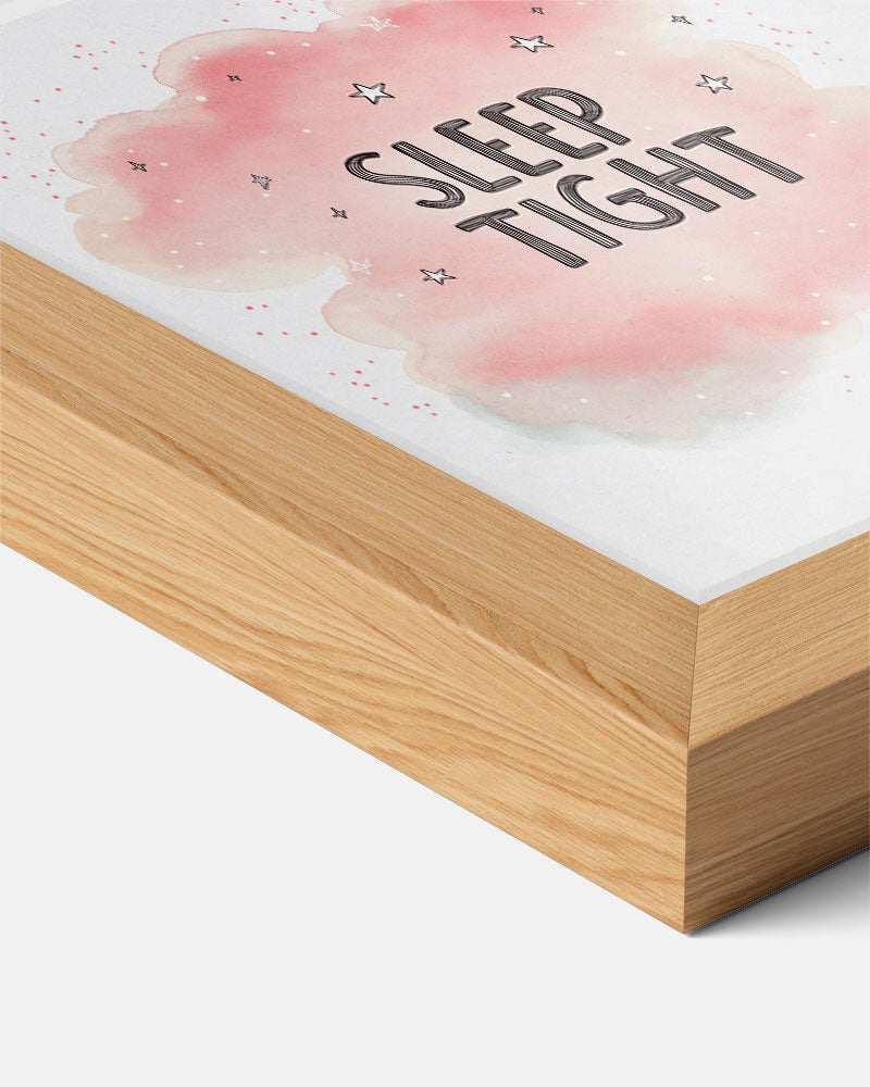Dromerige "Sleep Tight" Poster-WallArtistic
