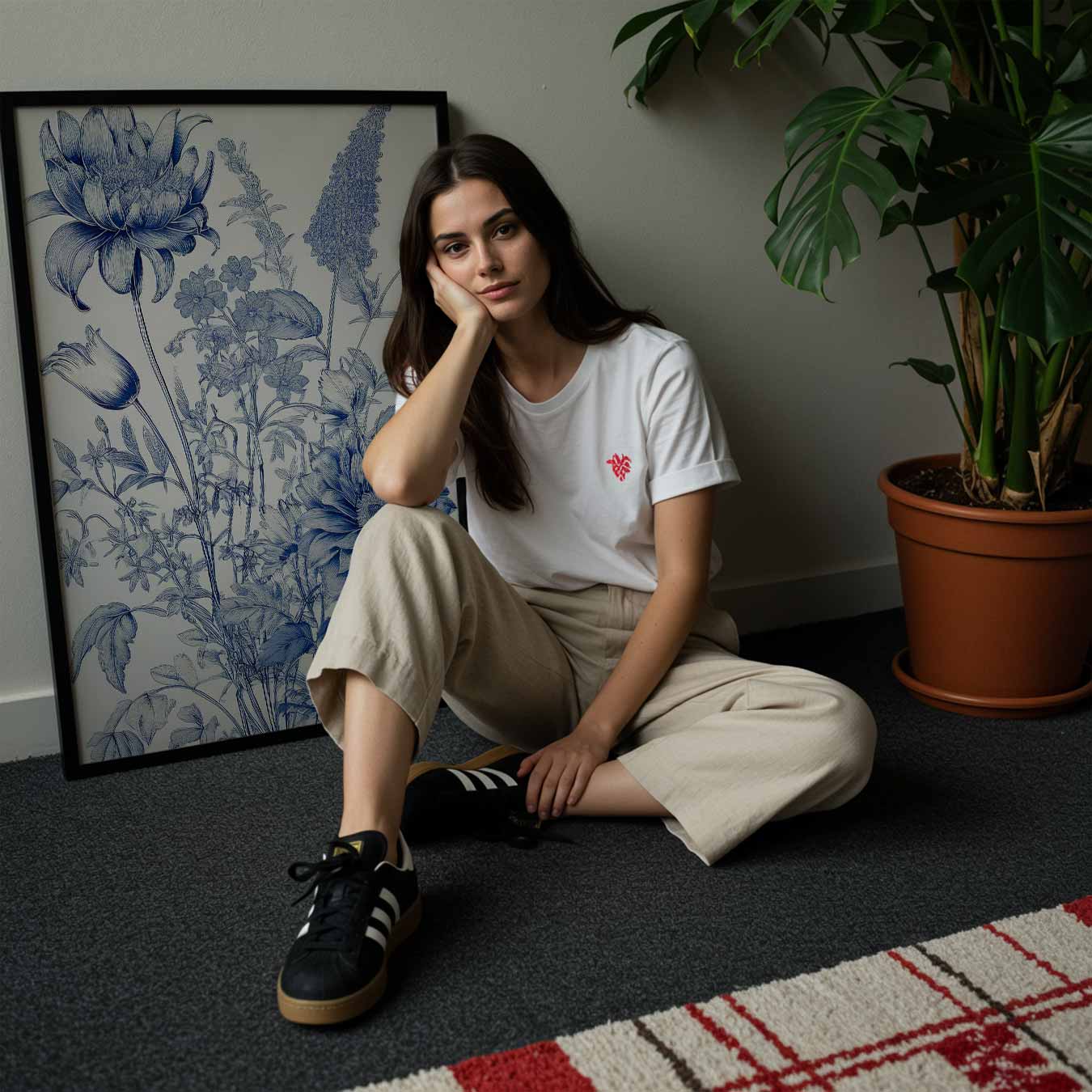 Elegante Bloemenpracht Poster-WallArtistic