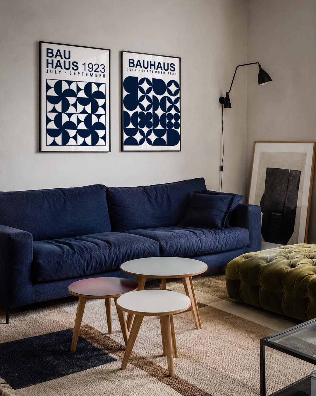 Vormenspel en kleur Posterset