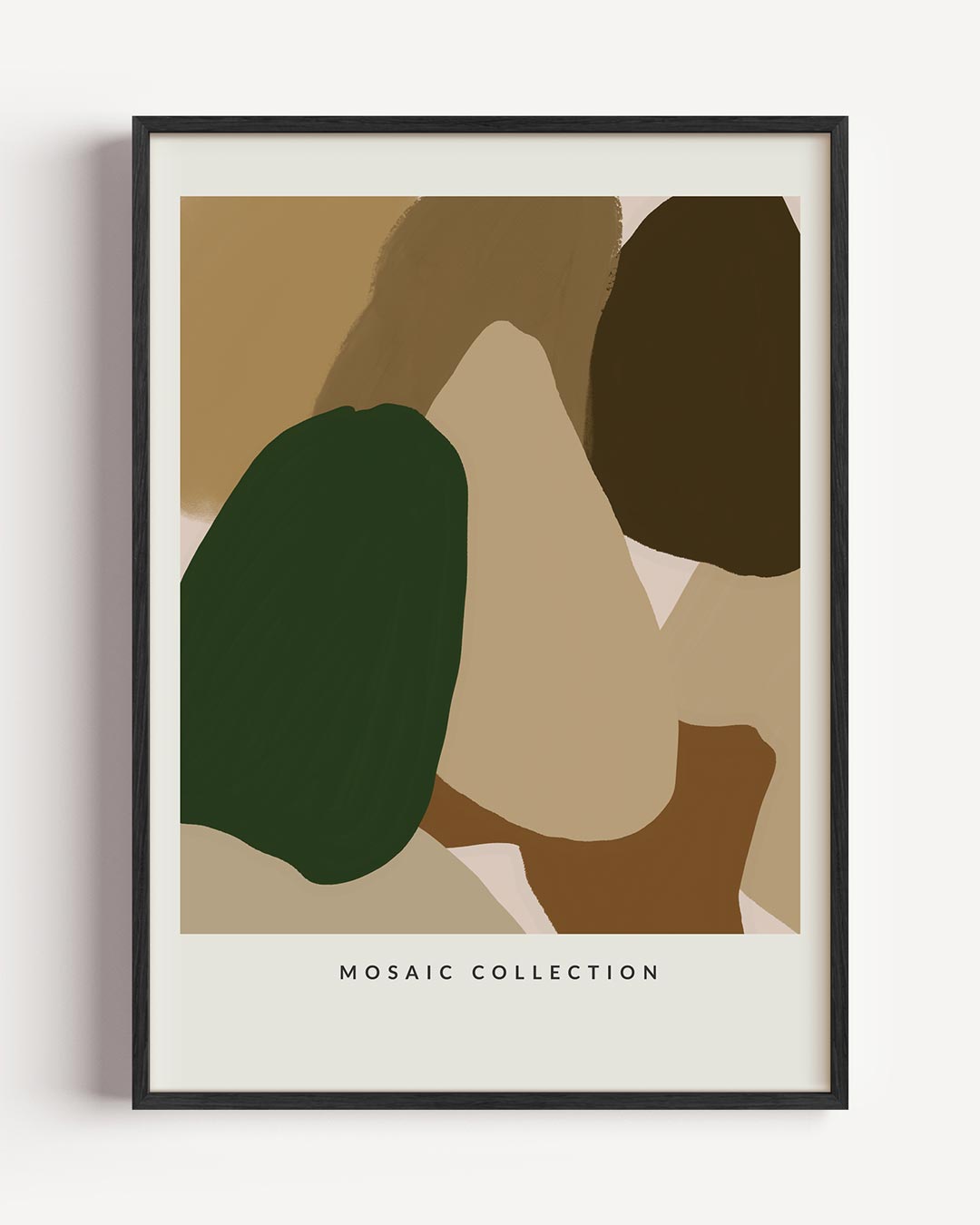 Abstracte Aardetinten Poster-WallArtistic