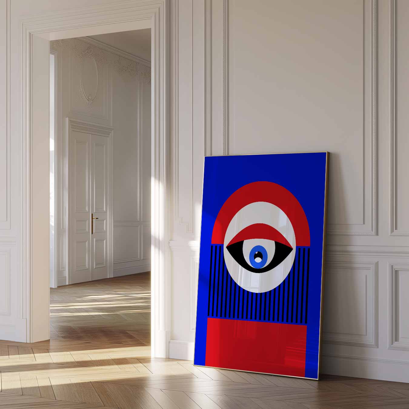 Abstracte Oogkunst Poster