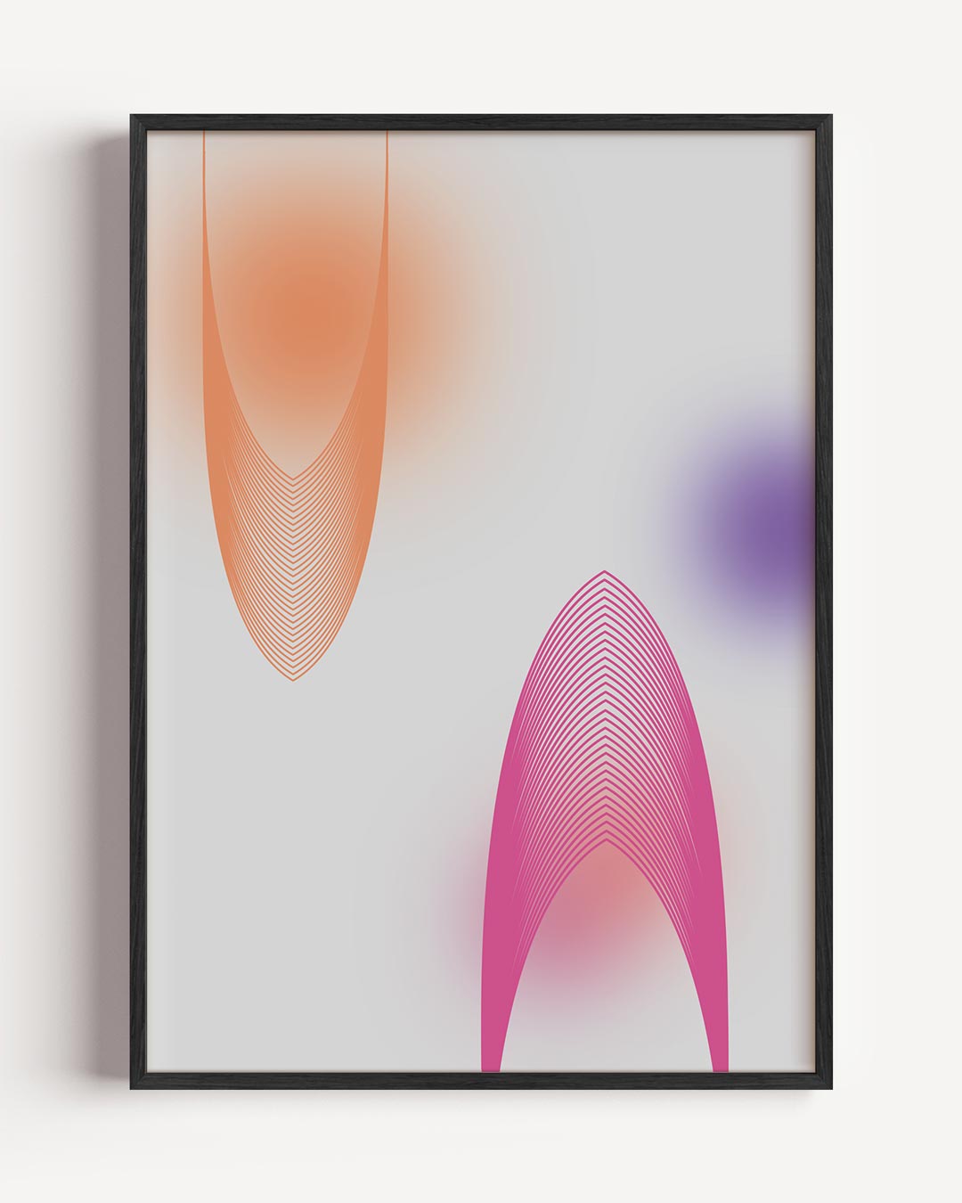 Moderne Abstracte Vormen Poster-WallArtistic