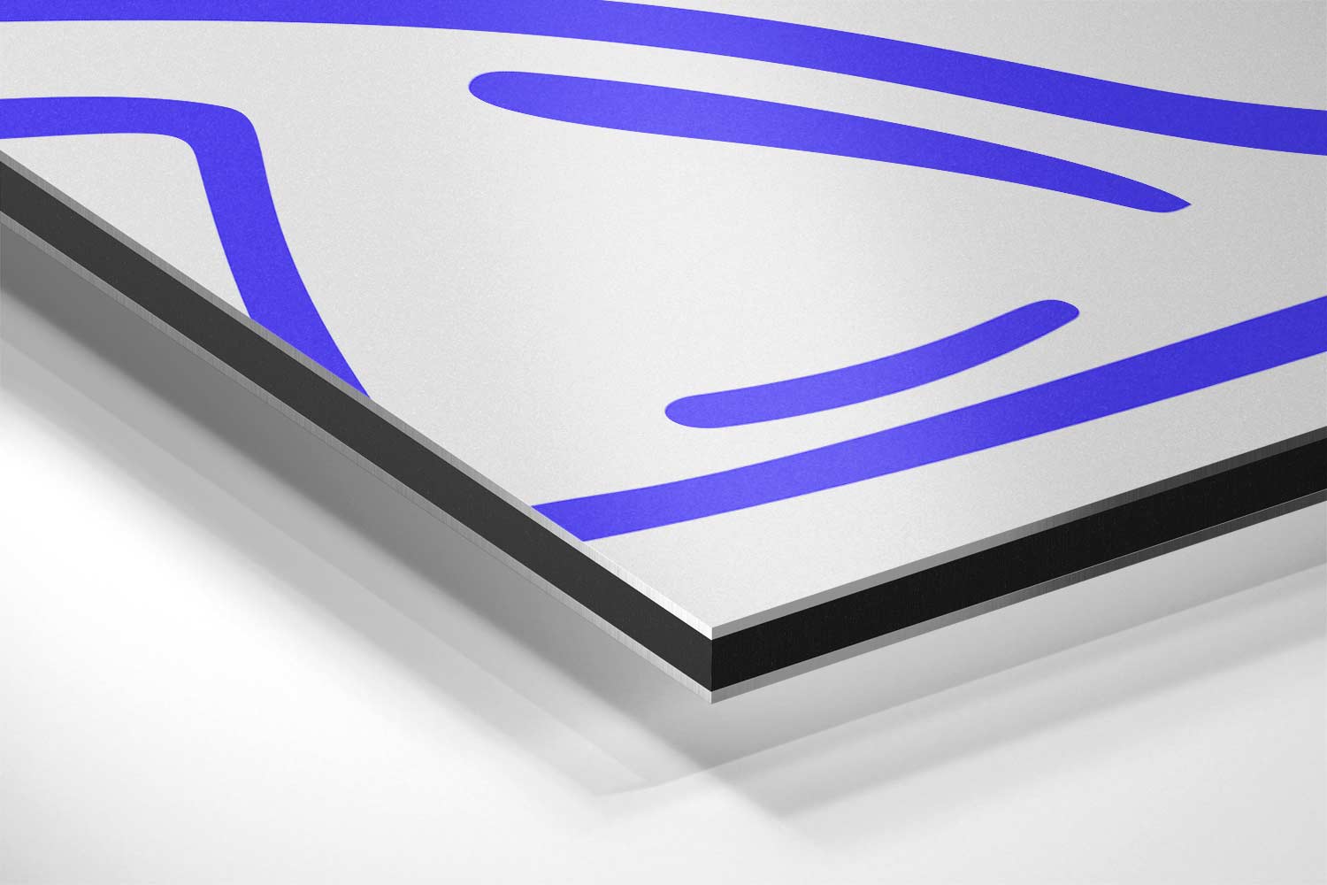 Wijn en Vis Illustratie Kunstwerk-canvas-dibond-plexiglas-wanddecoratie-WallArtistic
