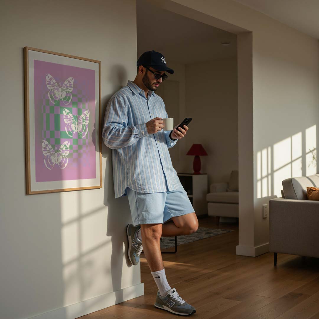 Vlinderparadijs Poster-WallArtistic