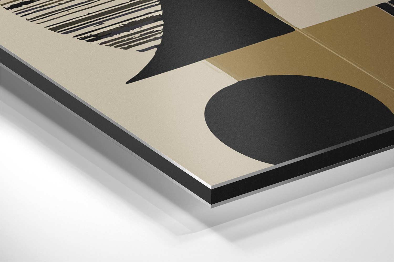 Moderne Geometrische Abstractie Kunstwerk-canvas-dibond-plexiglas-wanddecoratie-WallArtistic