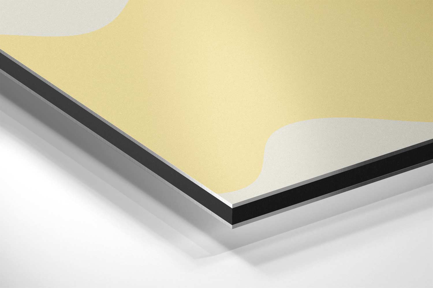Zonnige Golfpatronen Kunstwerk-canvas-dibond-plexiglas-wanddecoratie-WallArtistic