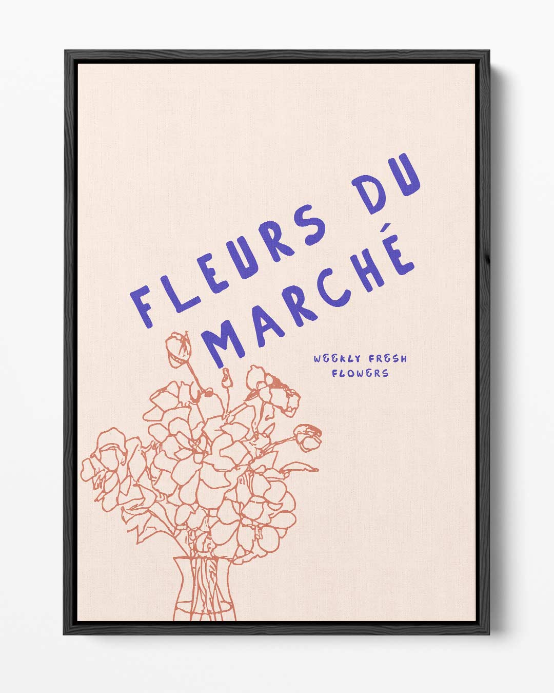 Fleurs du Marché Poster