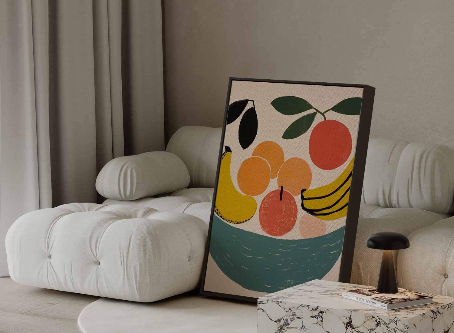 Vrolijk Fruit Kunstwerk-canvas-dibond-plexiglas-wanddecoratie-WallArtistic