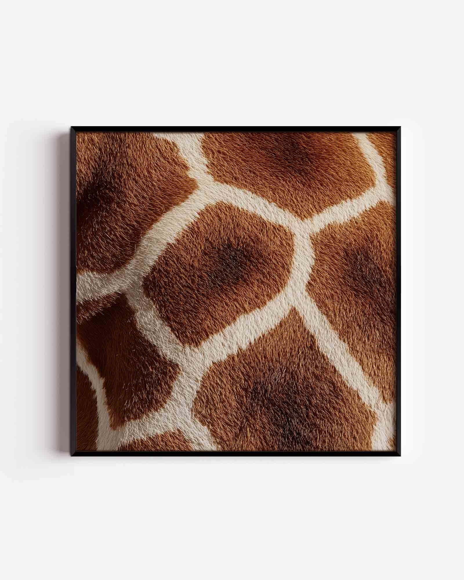 Giraffe patroon Poster
