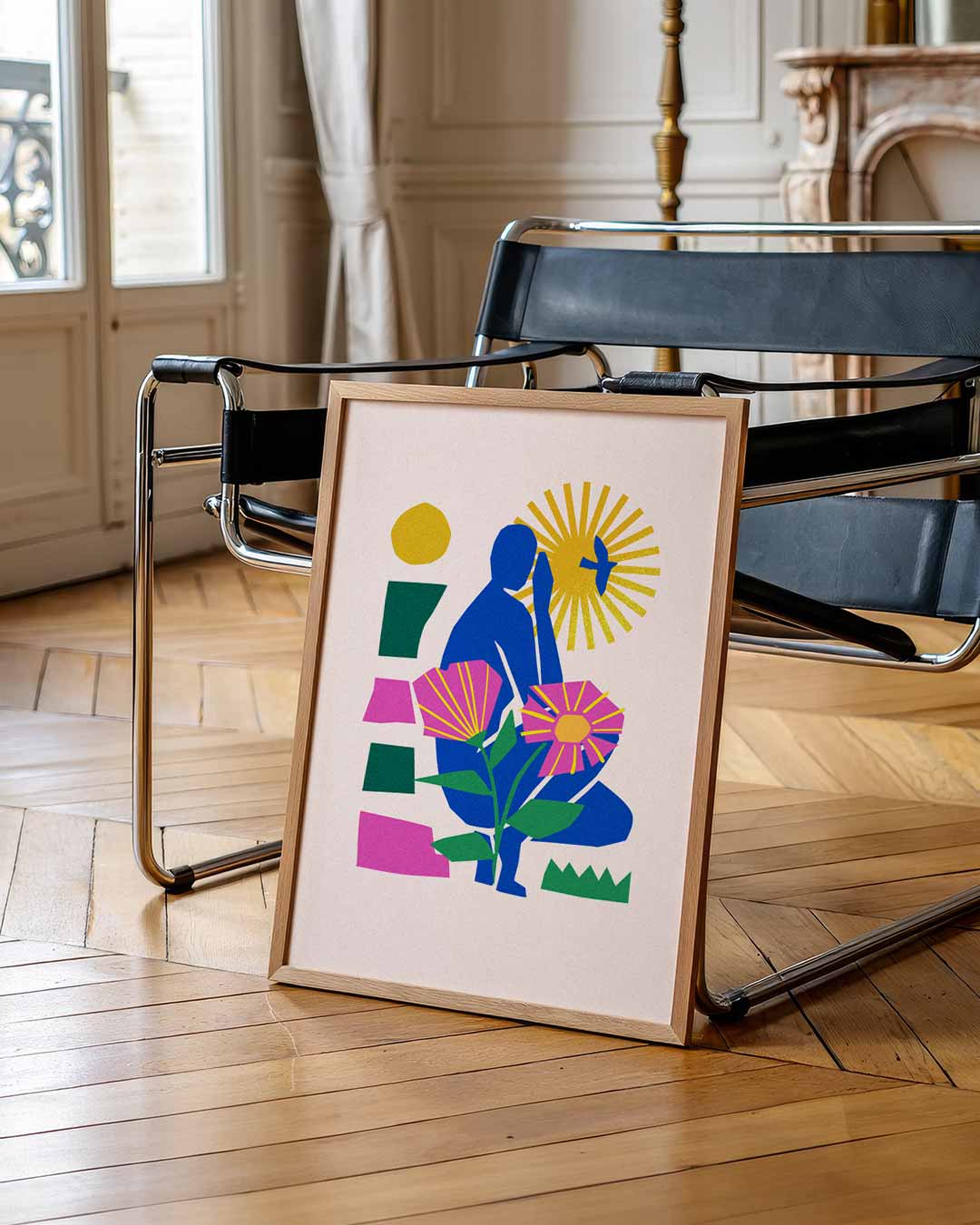 Vrolijke Kleurexplosie Poster