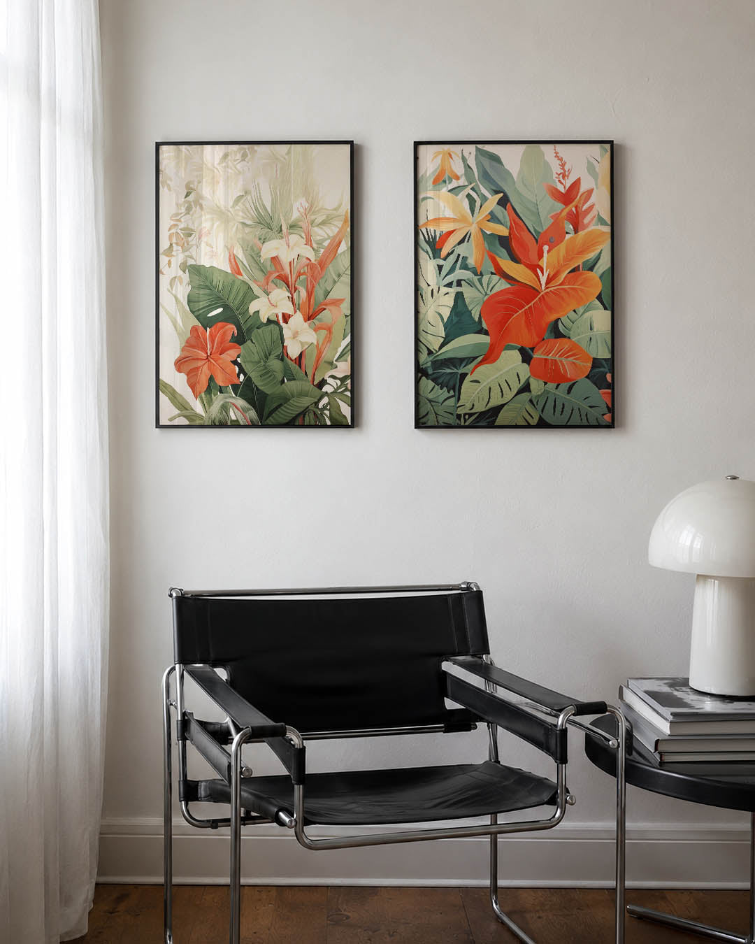 Bloemrijke jungle Posterset