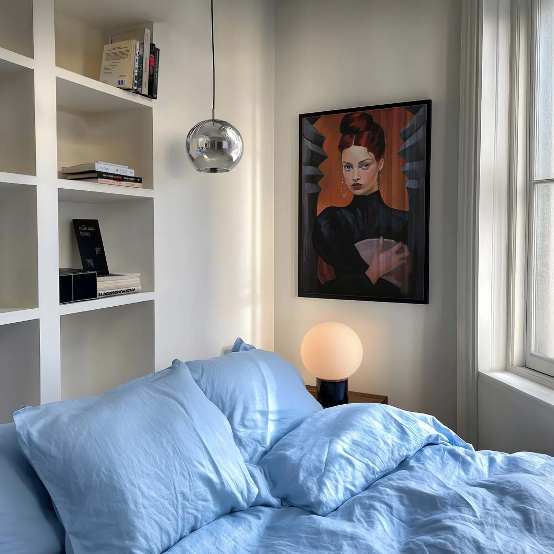 Klassieke Elegantie Vrouwelijke Portretposter-WallArtistic