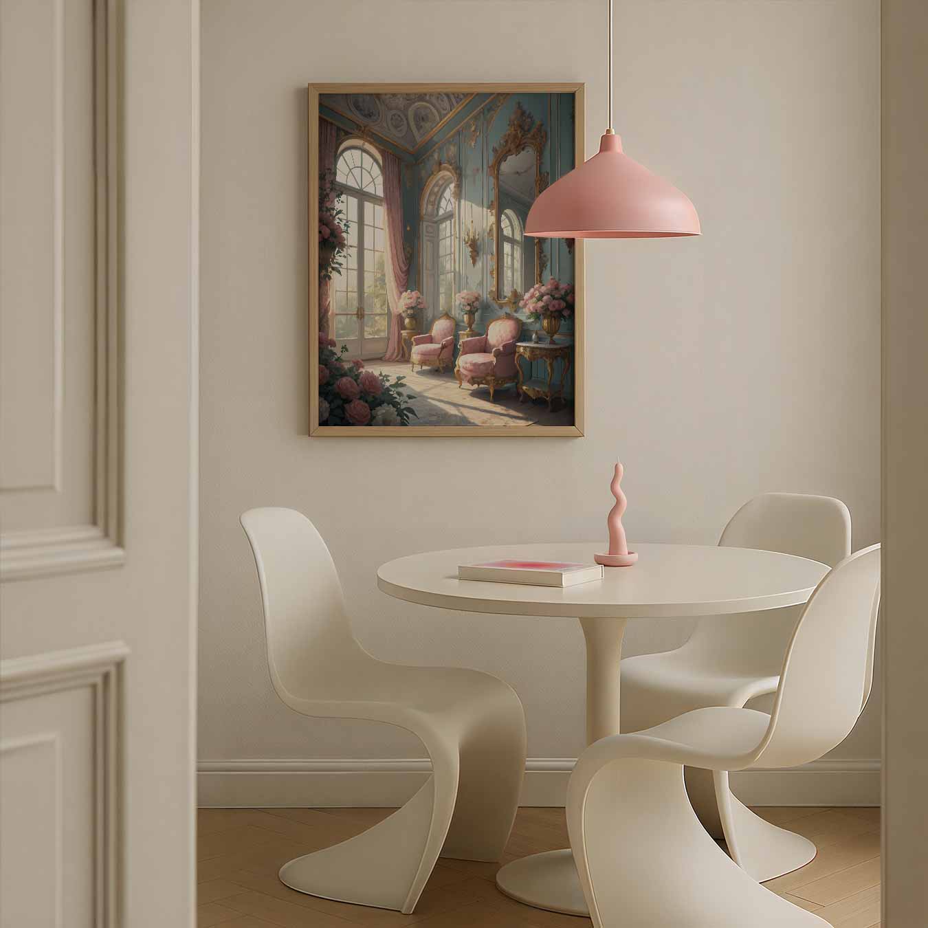 Romantische Bloemenkamer Poster