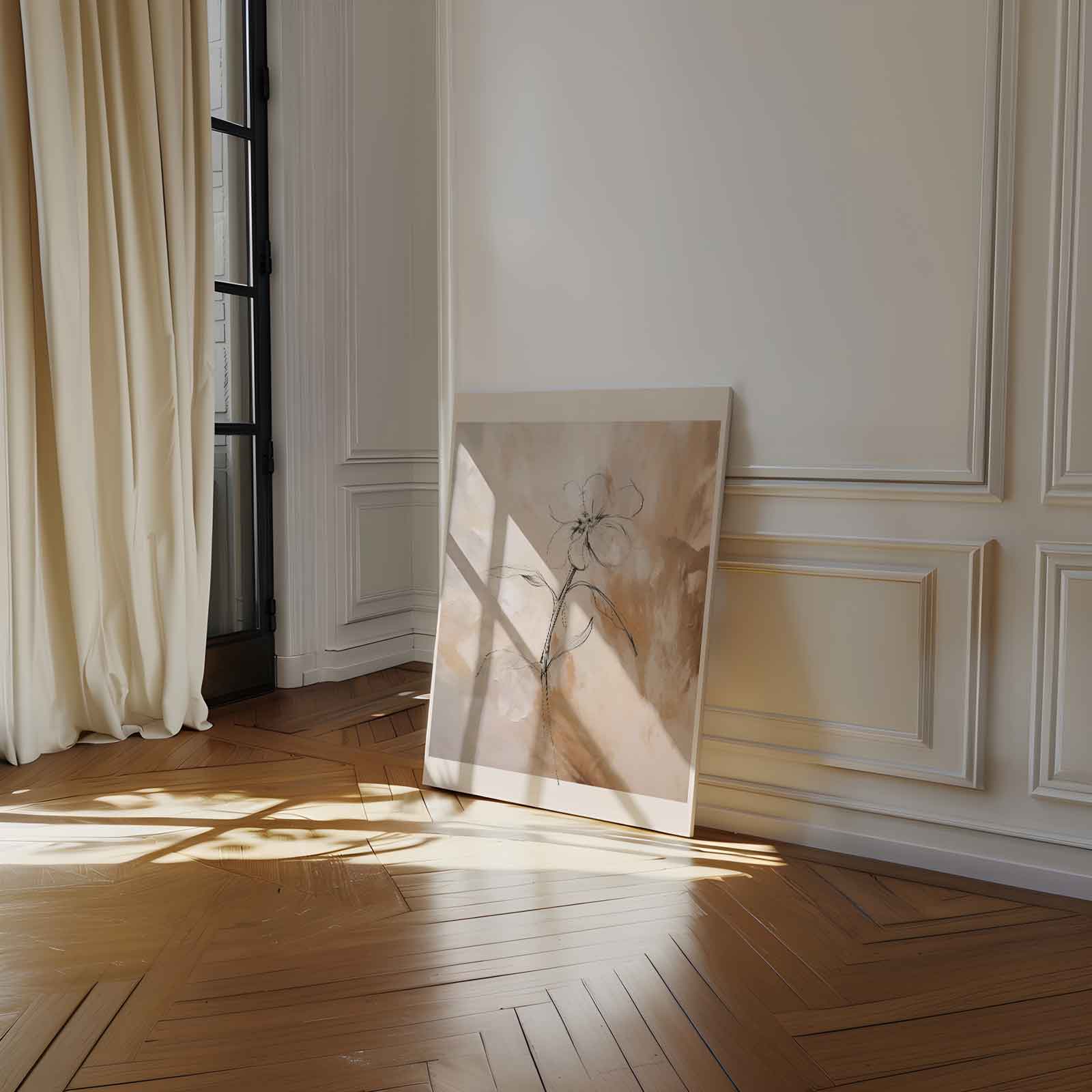 Elegante Bloemzang Kunstwerk-canvas-dibond-plexiglas-wanddecoratie-WallArtistic