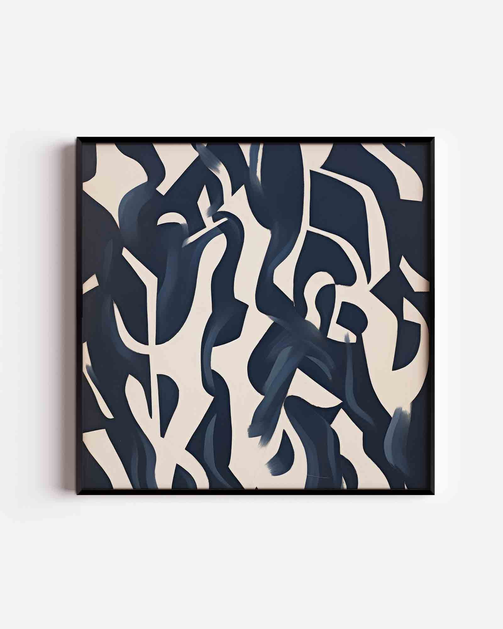 Abstracte vormen Poster