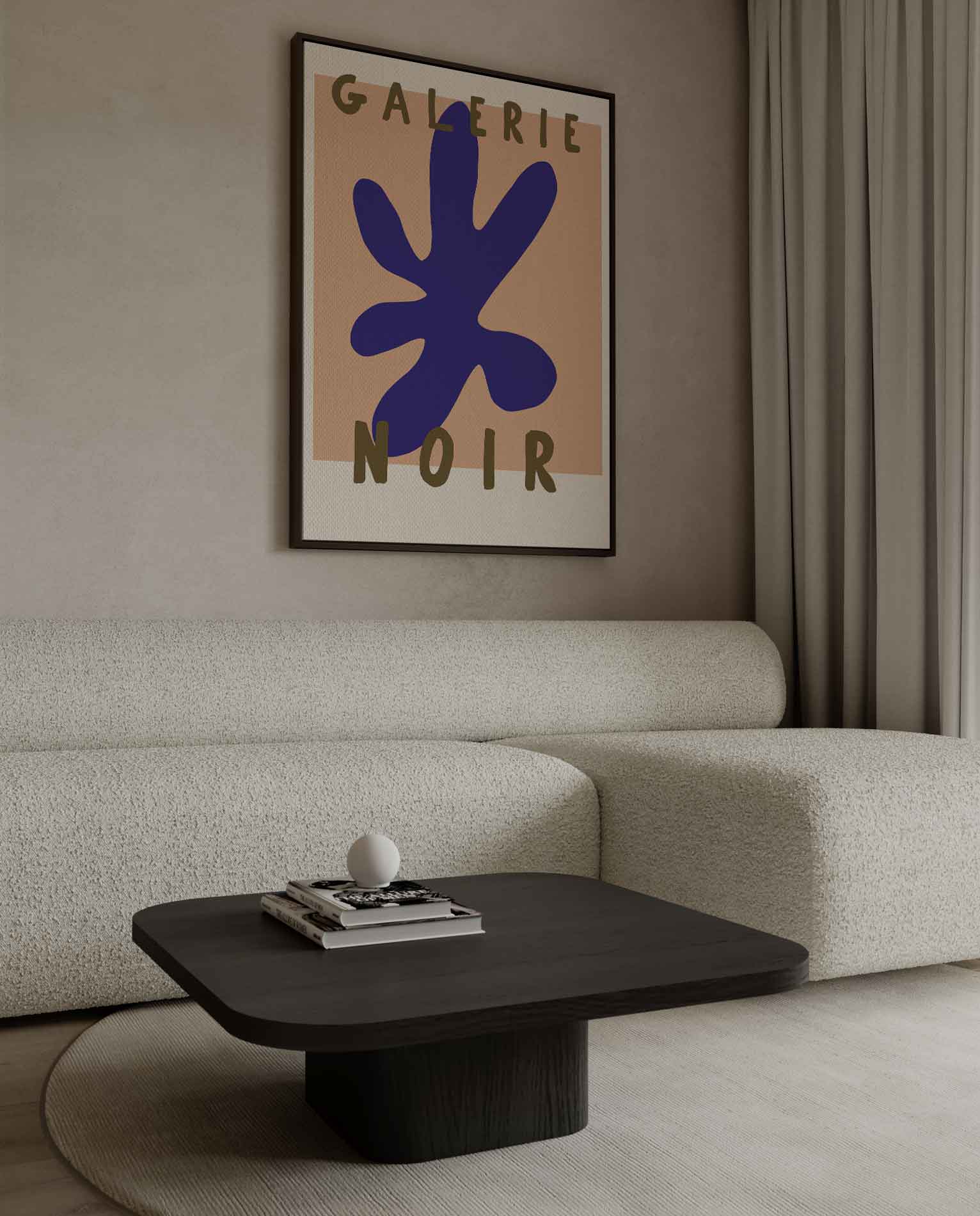 Galerie Abstracte Vorm Kunstwerk-canvas-dibond-plexiglas-wanddecoratie-WallArtistic