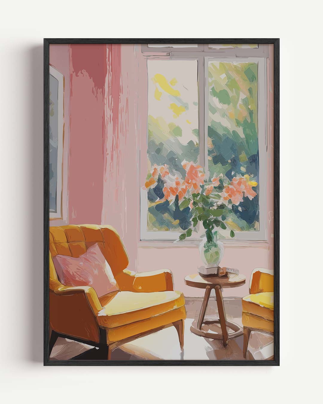 Zonovergoten Interieur Sfeerposter-WallArtistic