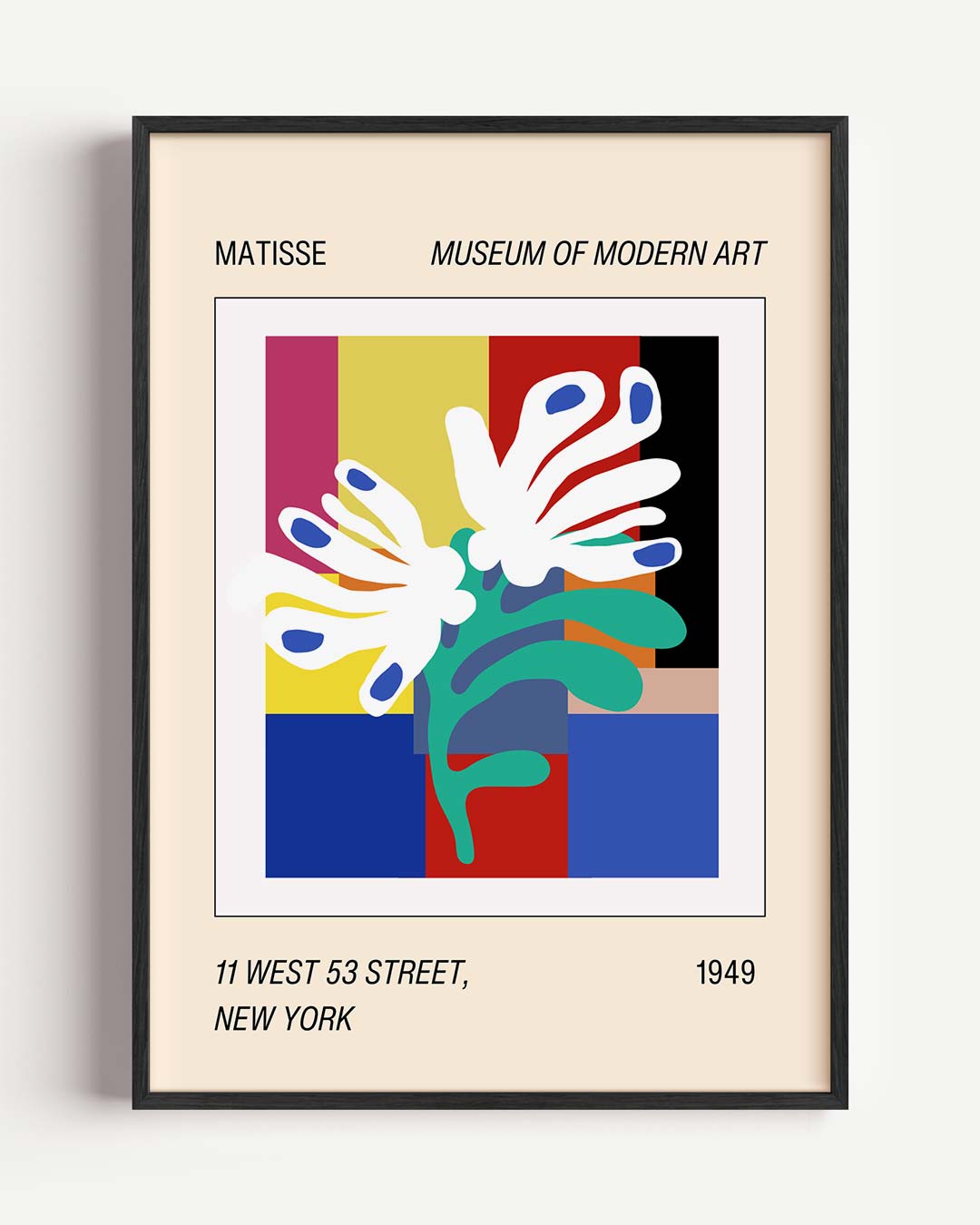 Kleurrijke Matisse Bloemenposter-WallArtistic
