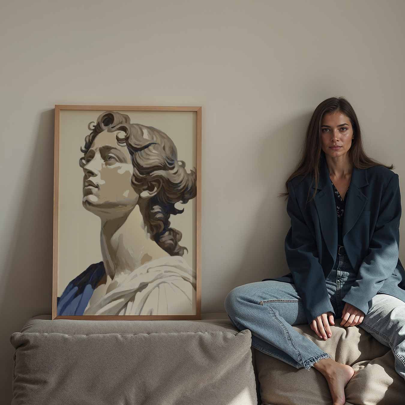 Klassieke Elegantie Portretposter-WallArtistic