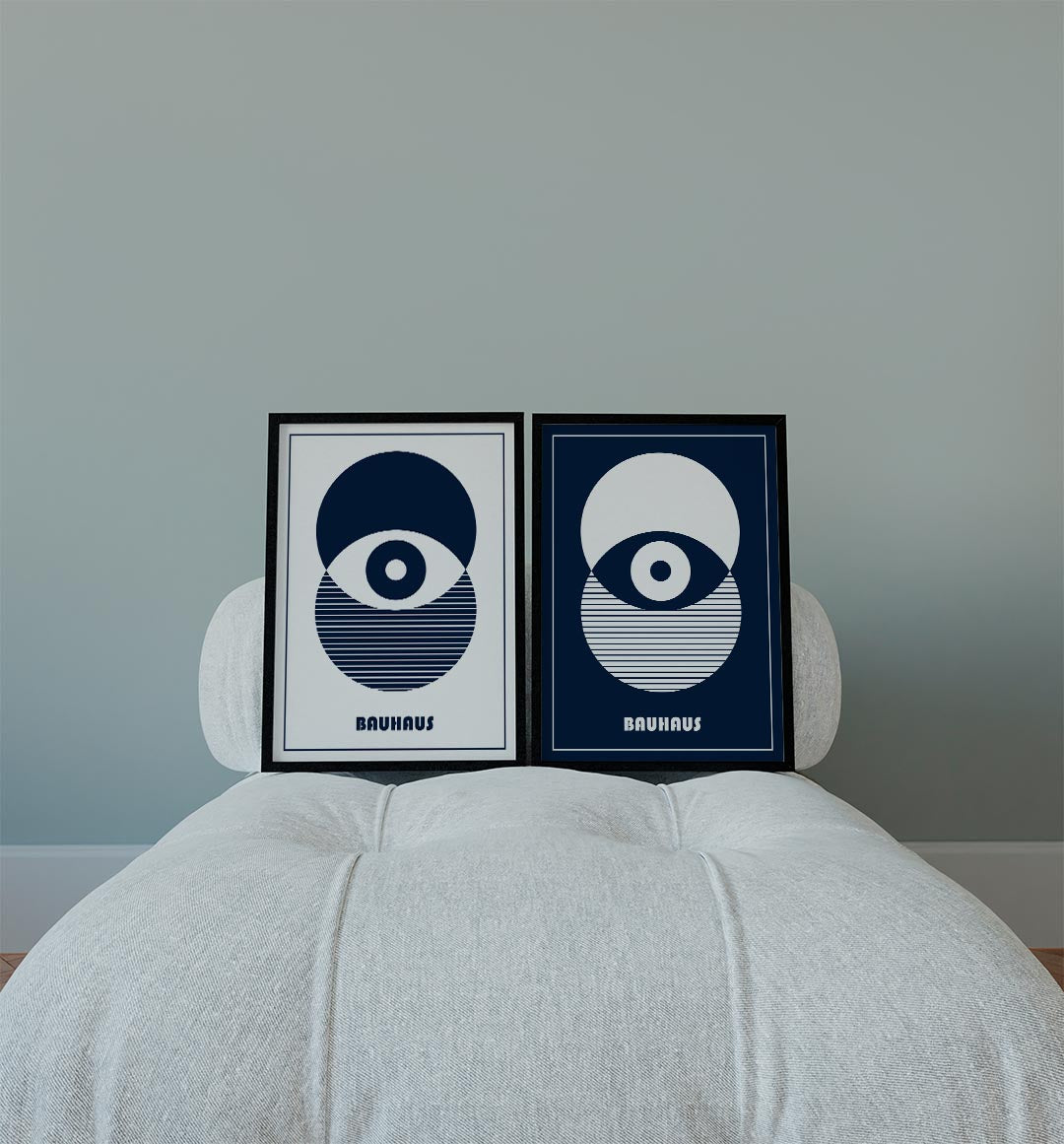 Cirkel en lijnen Posterset