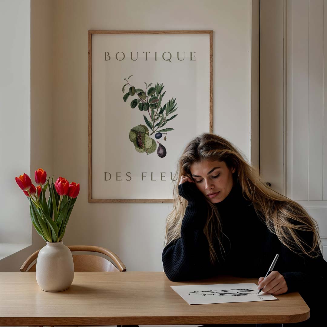 Botanische Elegantie Poster-WallArtistic