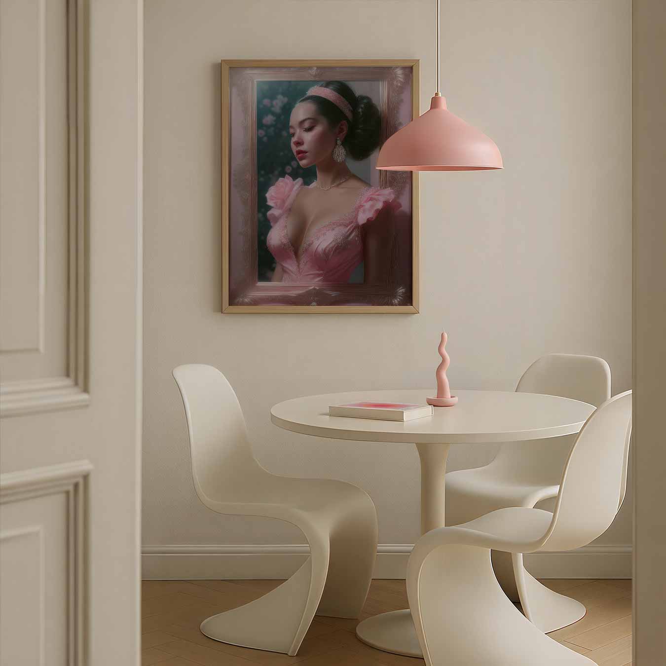 Sierlijke Elegantie Portret Poster