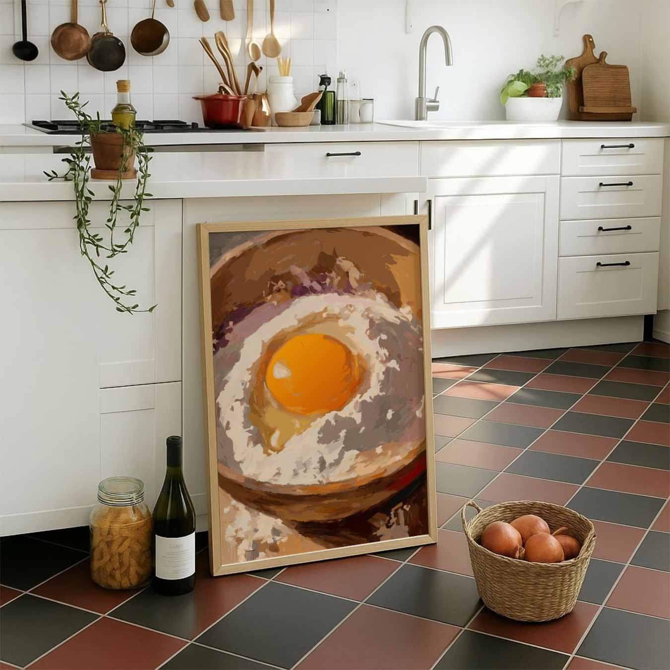 Kleurige Keuken Inspiratie Poster-WallArtistic