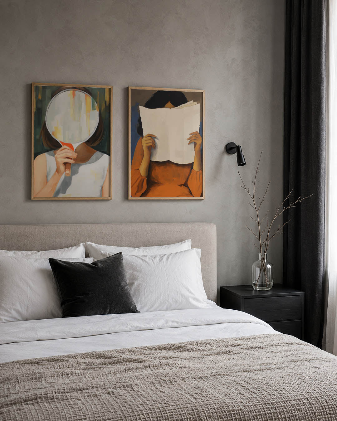 Spiegeling en kleur Posterset