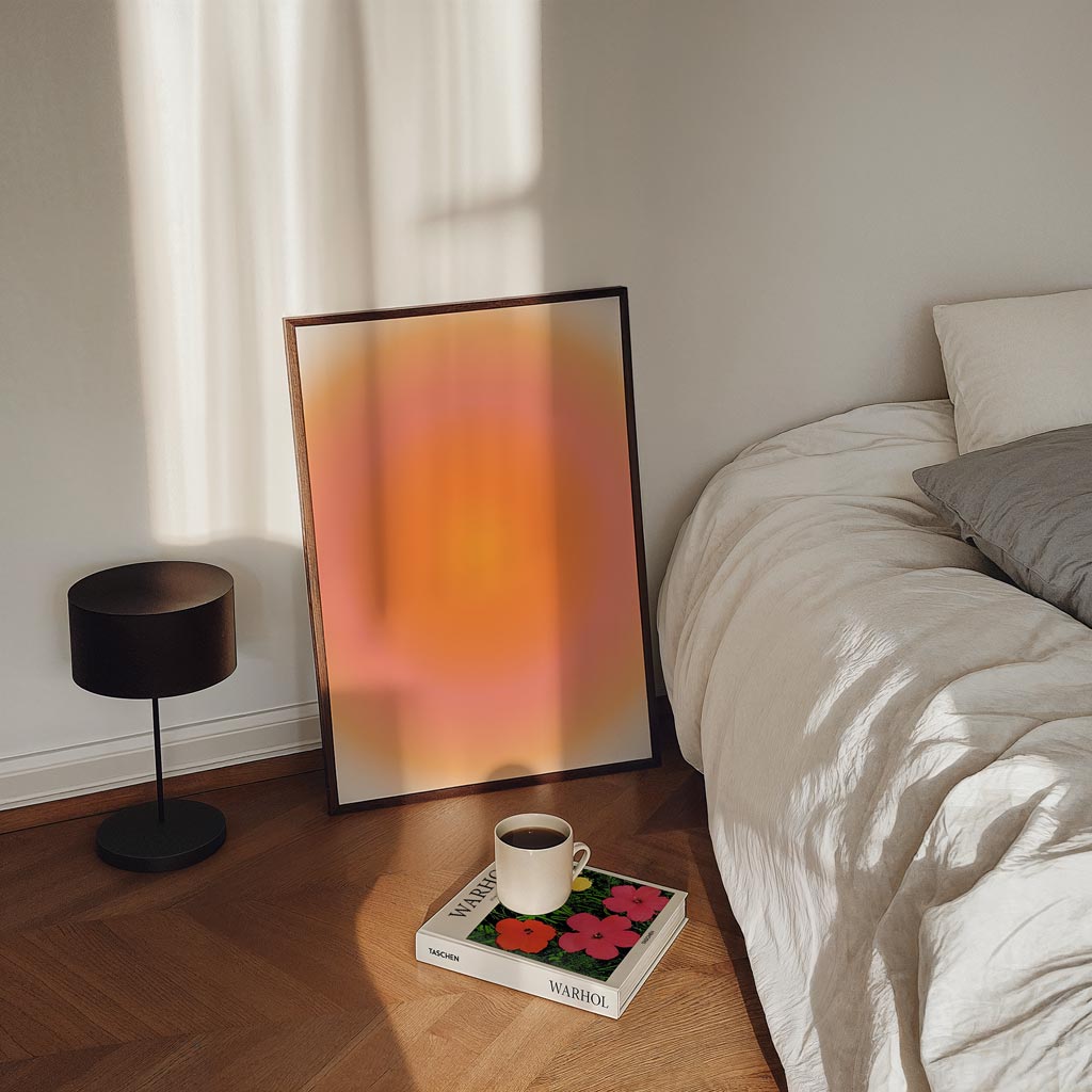 Zonsondergang Dromer Poster-WallArtistic