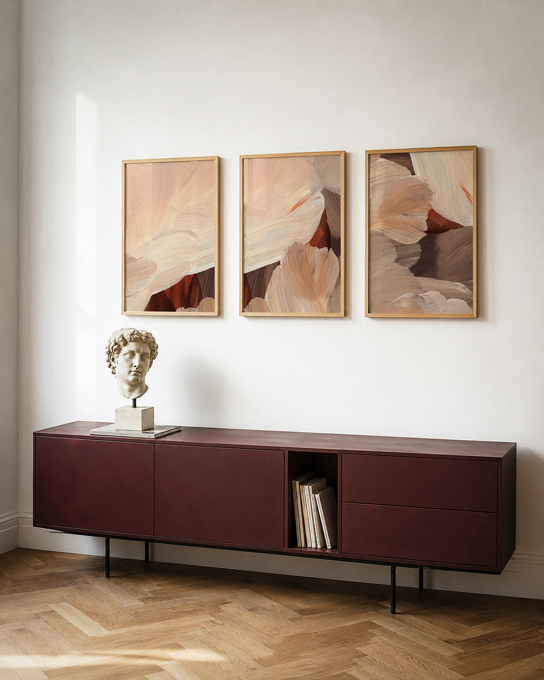 Zachte kleurvlakken Posterset