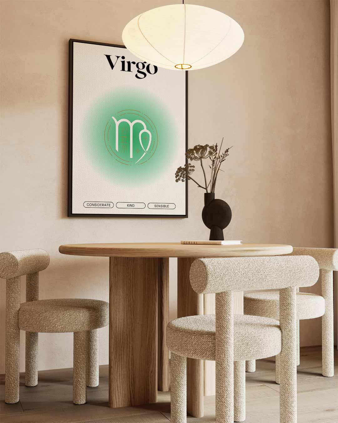Virgo Sterrenbeeld Art Print Kunstwerk-canvas-dibond-plexiglas-wanddecoratie-WallArtistic