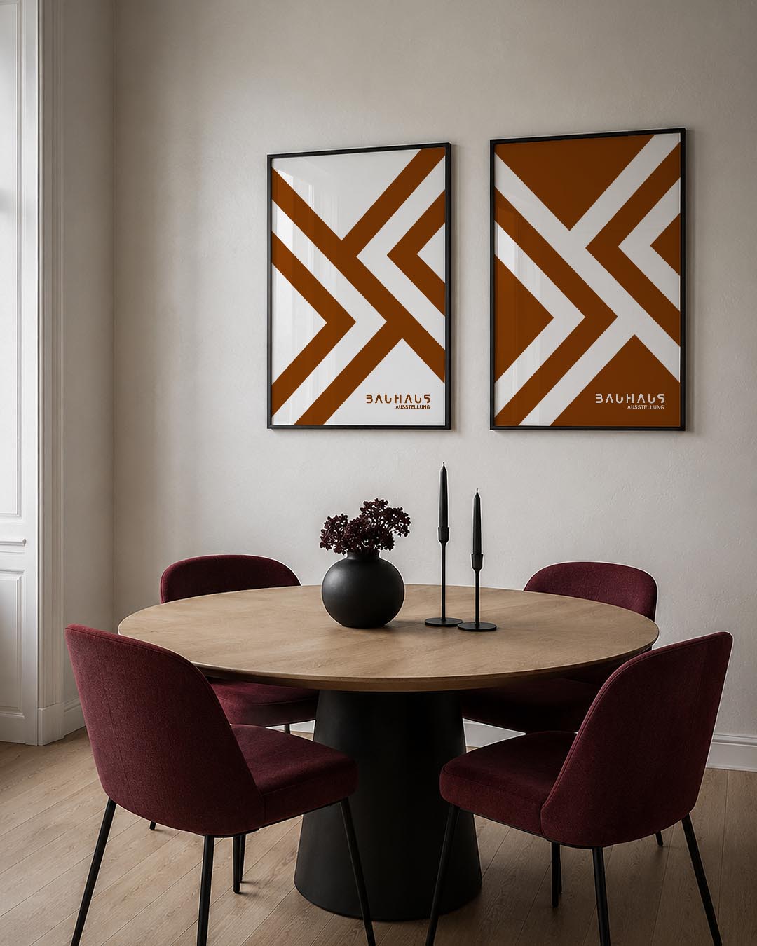Lijnen en vlakkenspel Posterset