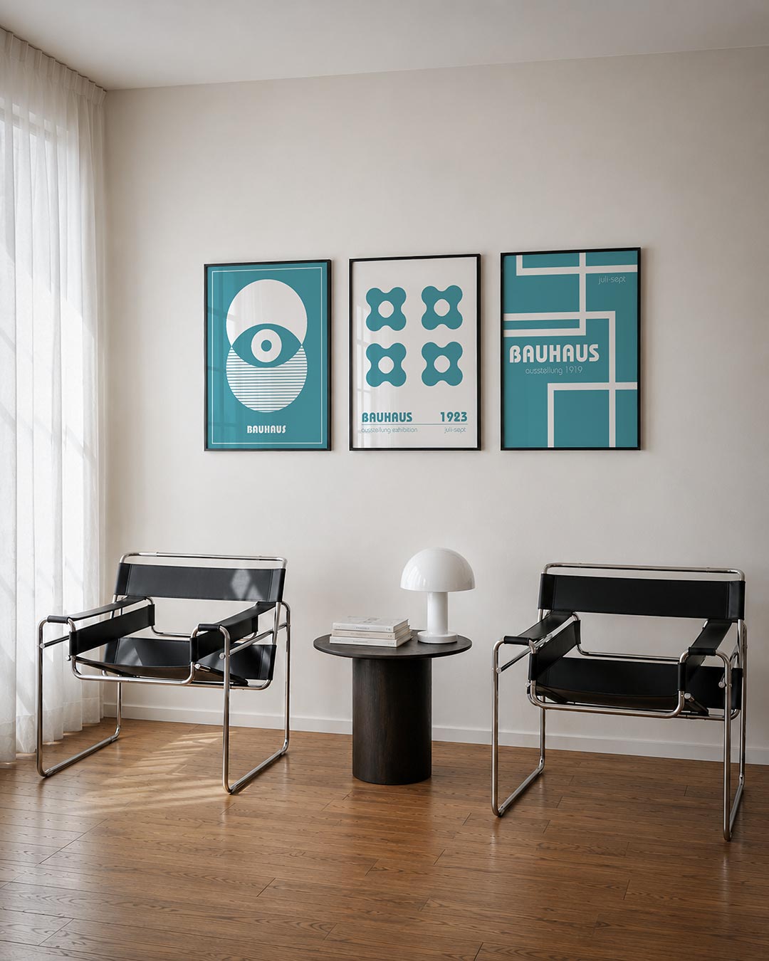 Cirkel en lijnen Posterset