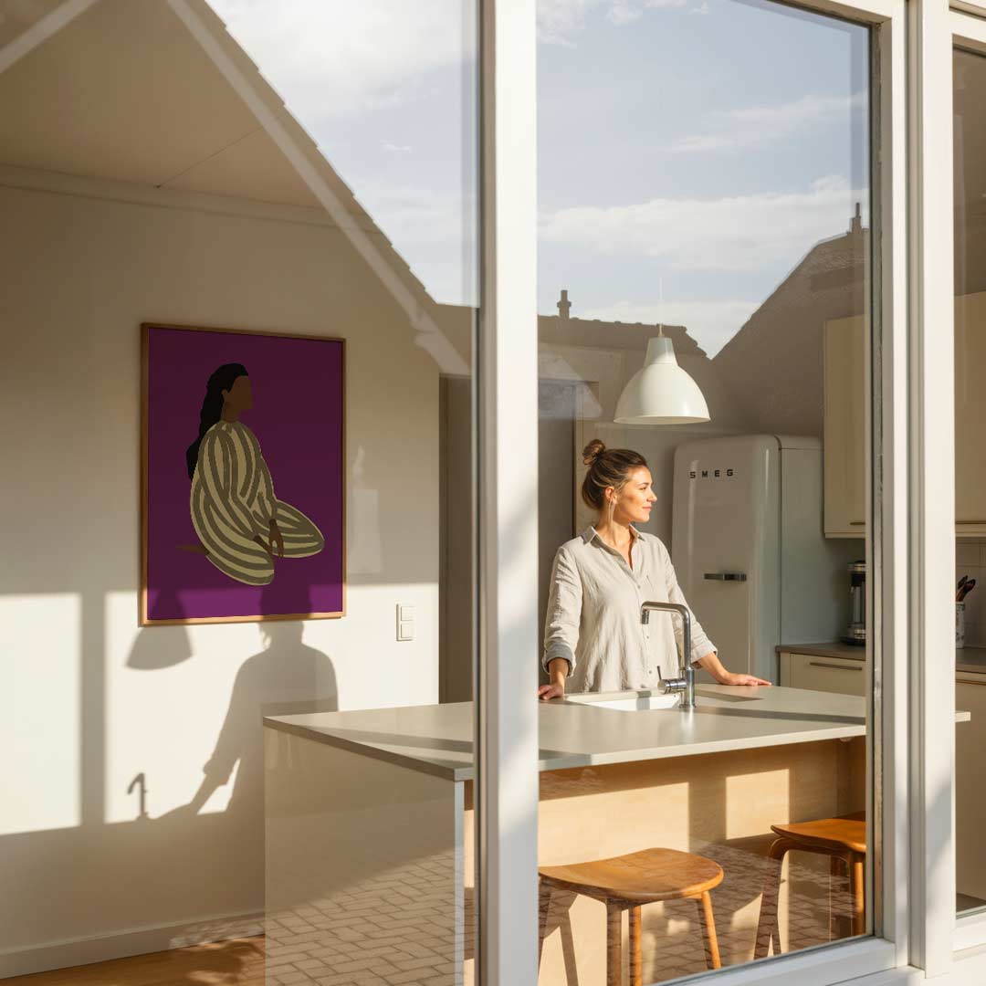 Stijlvolle Abstracte Kunstposter-WallArtistic