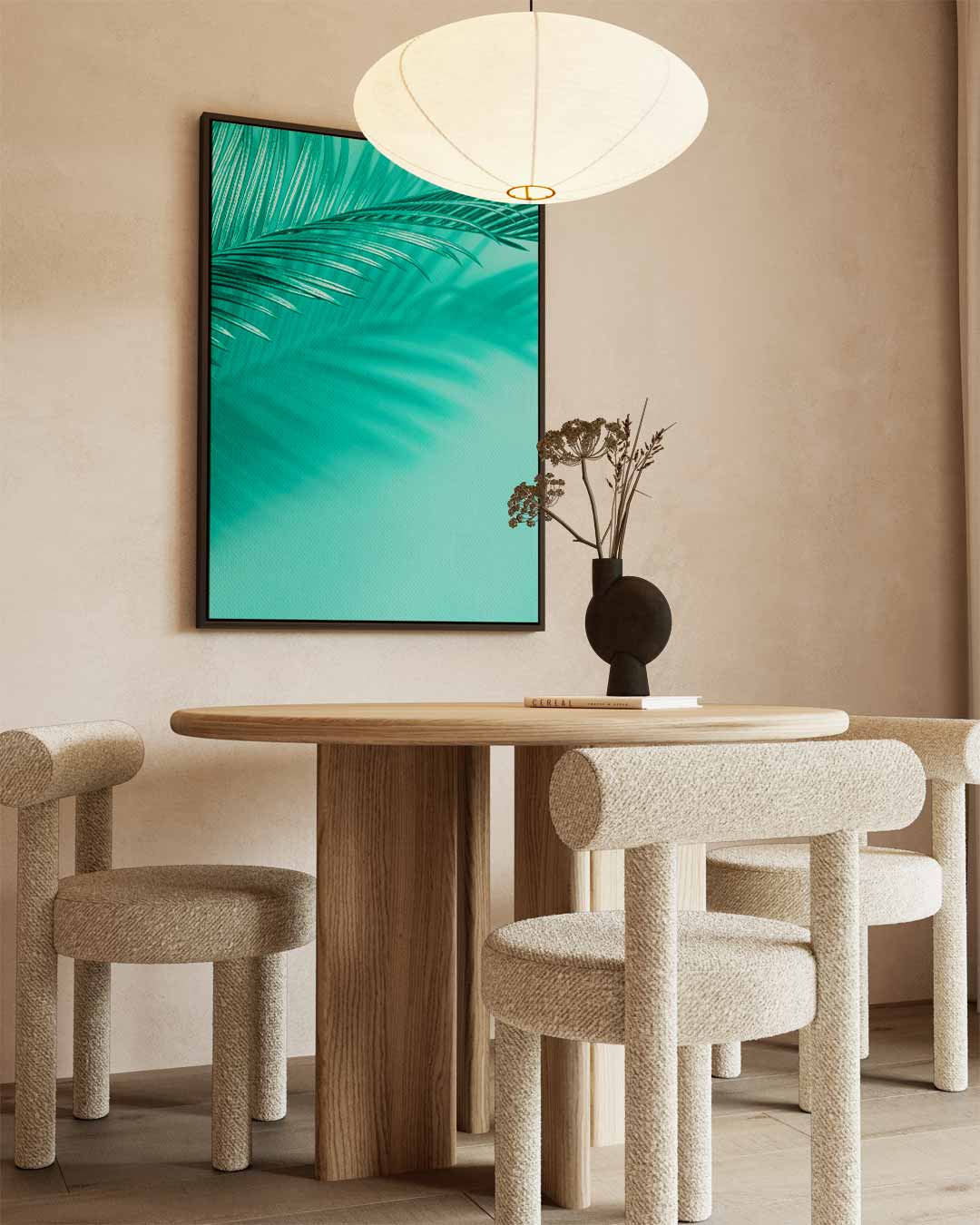 Schatten van een Parelwoud Kunstwerk-canvas-dibond-plexiglas-wanddecoratie-WallArtistic