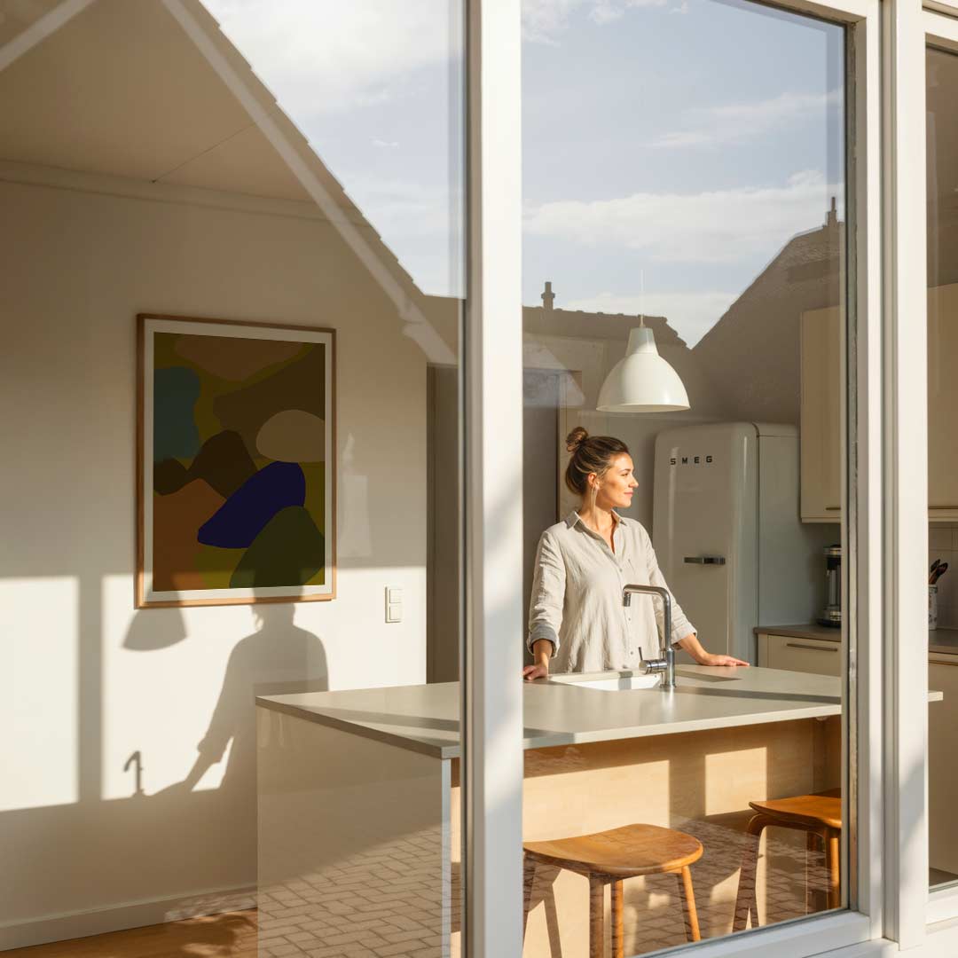 Abstracte Kleurenpracht Poster-WallArtistic