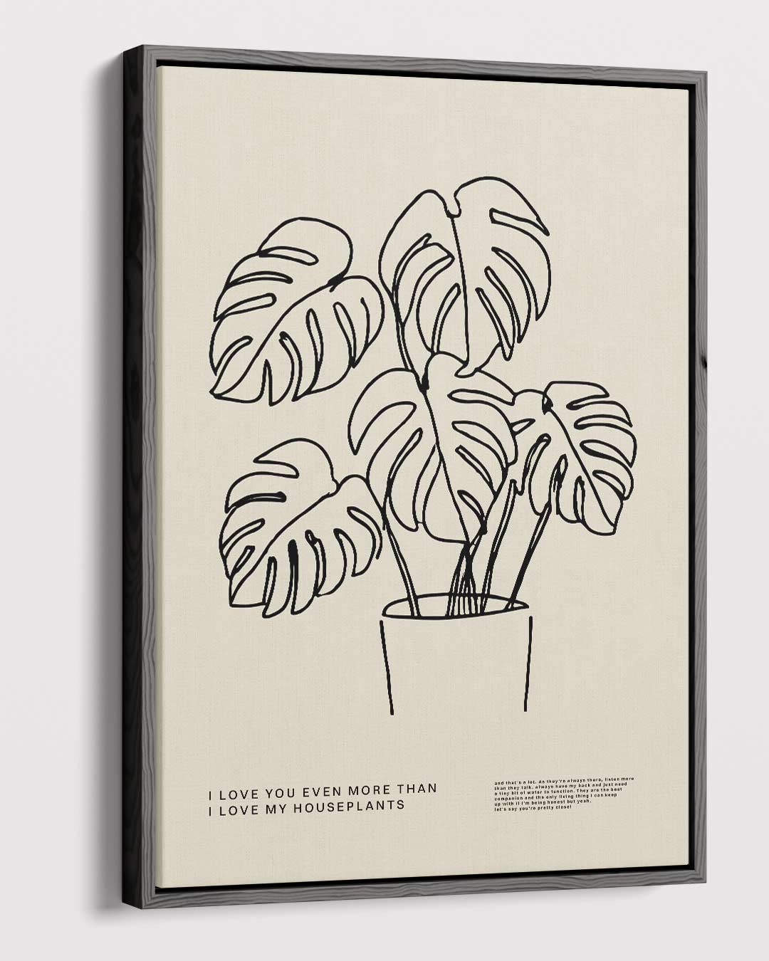 Liefde voor Kamerplanten Poster