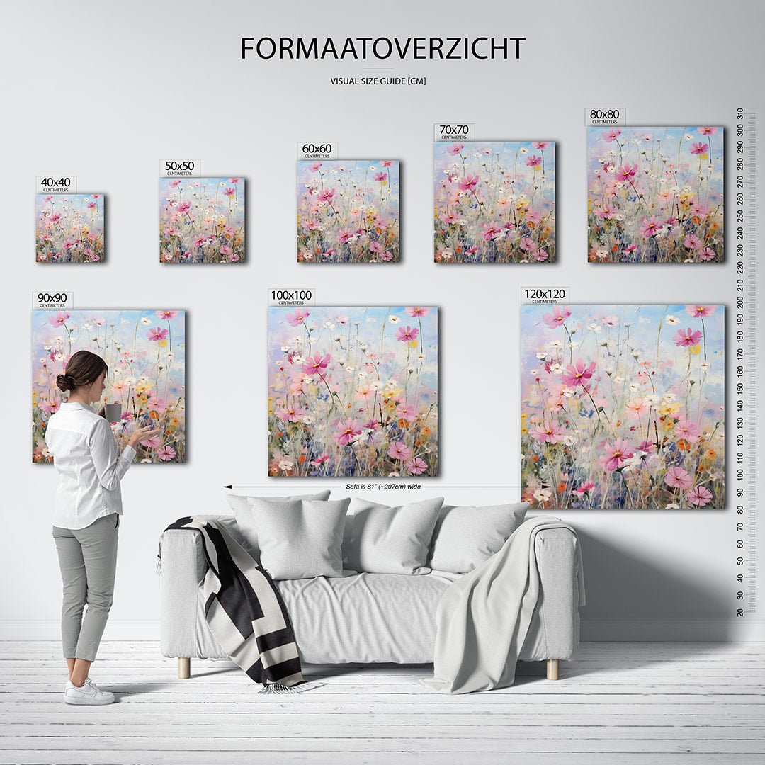 Bloemenweelde Kunstwerk