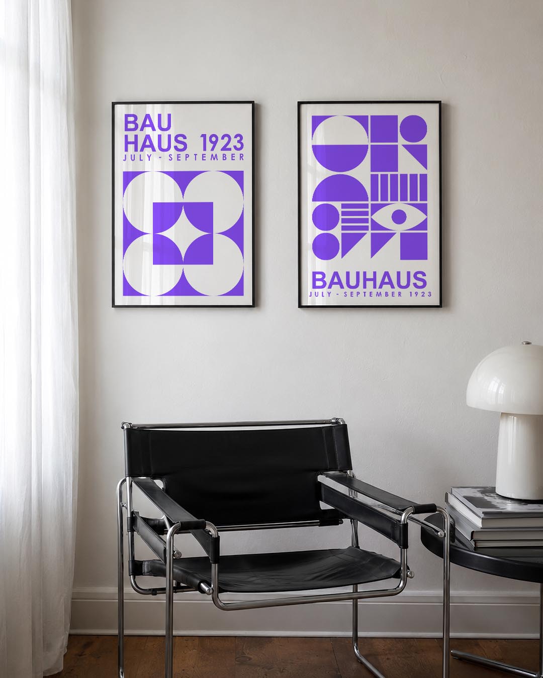 Cirkel en vierkant Posterset